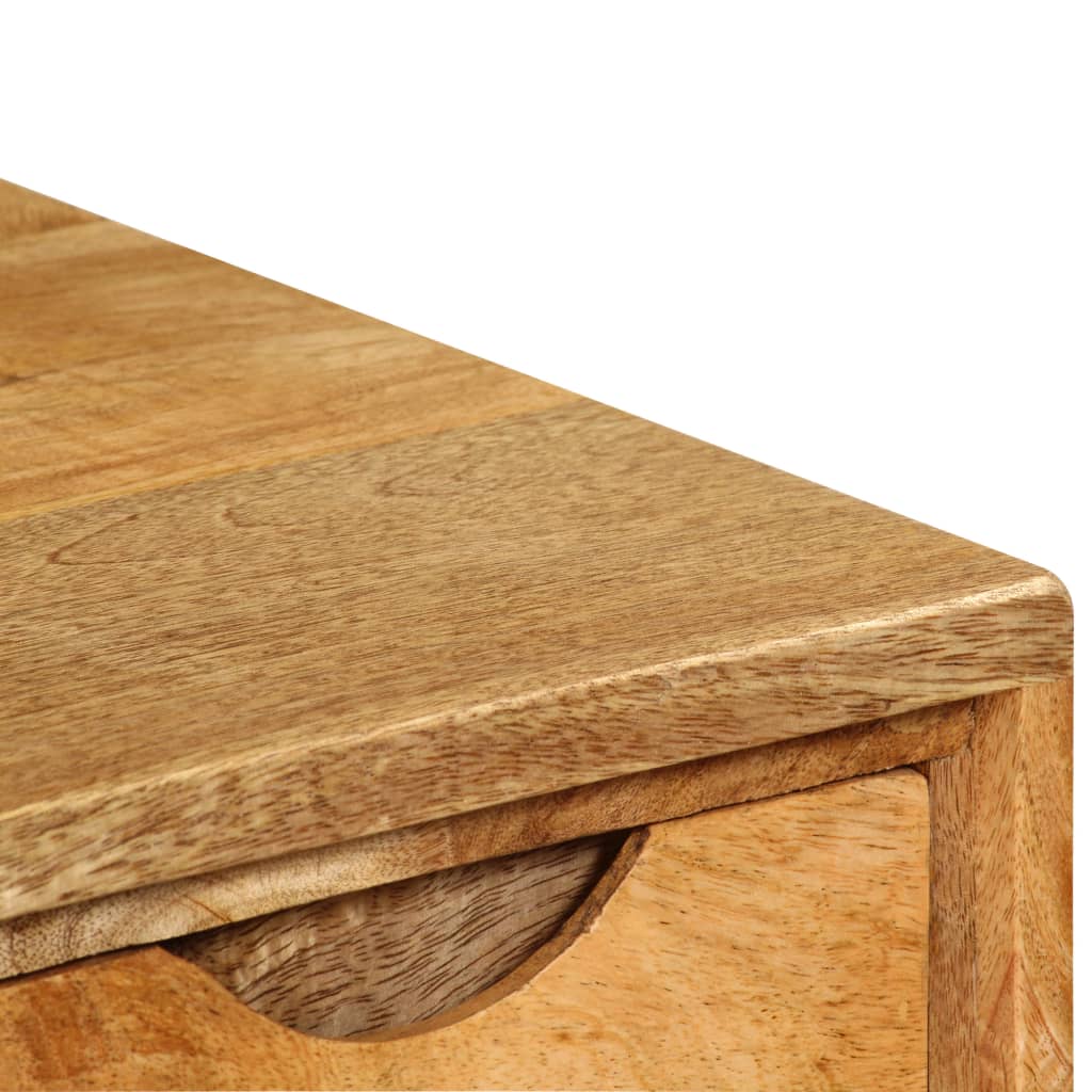Scrivania in Legno Massello di Mango 115x47x76 cm | homemem39