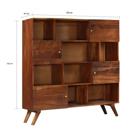 Credenza in Legno Massello di Recupero 150x40x152 cm - homemem39