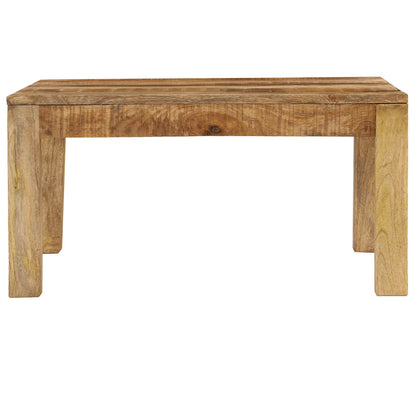 Tavolino da Salotto in Legno Massello di Mango 80x80x40cm