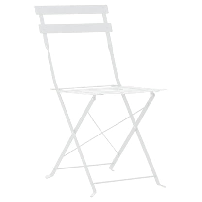 Set da Bistrot 3 pz in Acciaio Bianco | homemem39