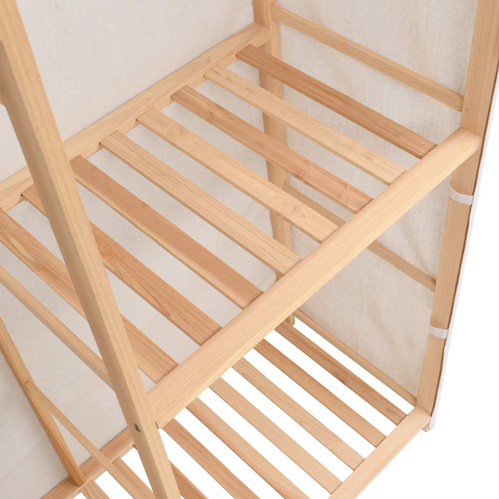 3-Shelf Clothing Wardrobe 110x40x170 cm