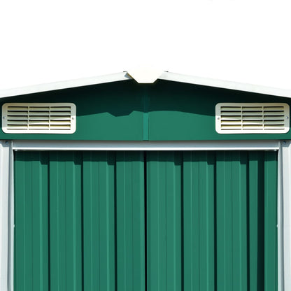 Casetta da Giardino 257x298x178 cm in Metallo Verde - homemem39