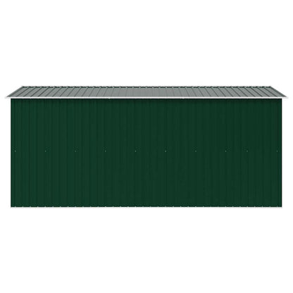 Casetta da Giardino 257x392x181 cm in Metallo Verde