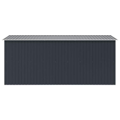 Casetta da Giardino 257x392x181 cm in Metallo Antracite