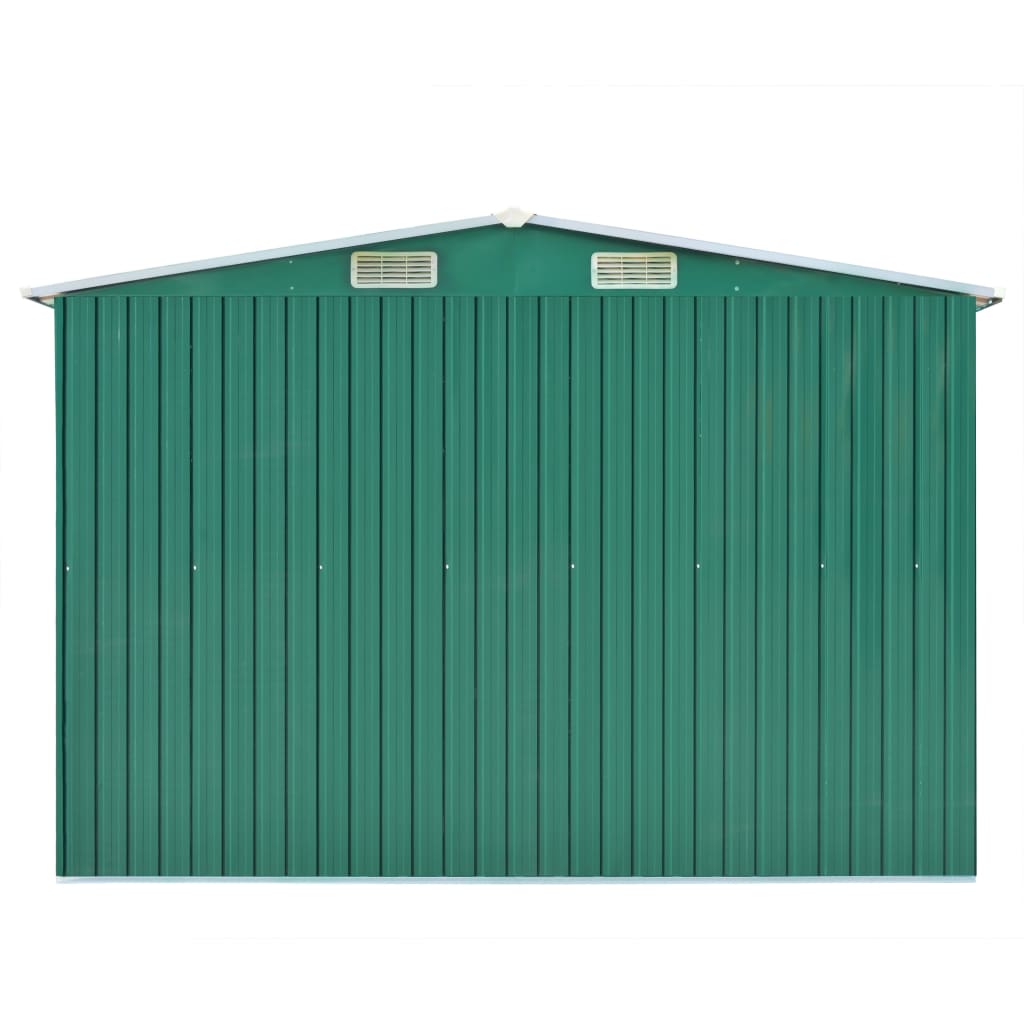 Casetta da Giardino 257x489x181 cm in Metallo Verde - homemem39