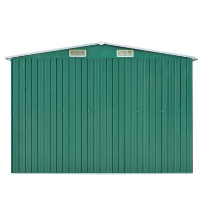 Casetta da Giardino 257x489x181 cm in Metallo Verde - homemem39