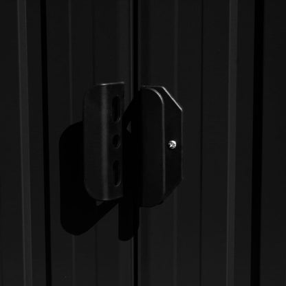 Casetta da Giardino 257x489x181 cm in Metallo Antracite