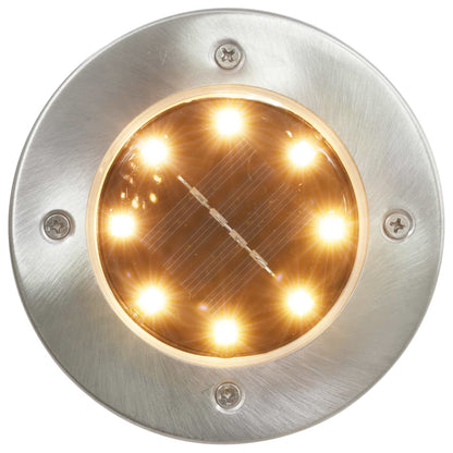 Lampade Solari da Terra 8 pz Luci a LED Bianco Caldo - homemem39