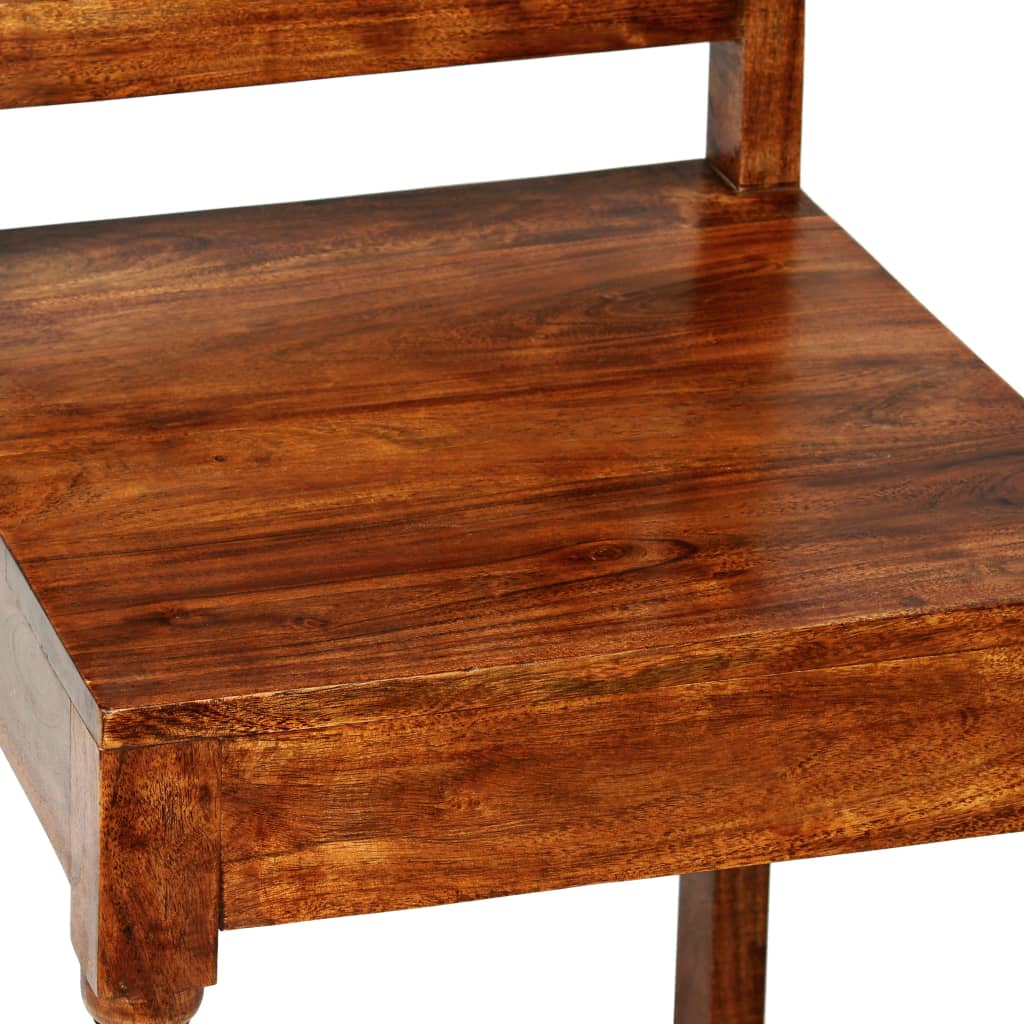Sedie da Pranzo 6 pz in Legno Massello Classiche | homemem39