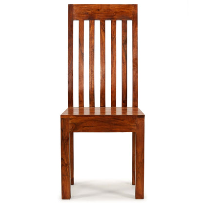 Sedie da Pranzo 4 pz in Legno Massello Moderne | homemem39