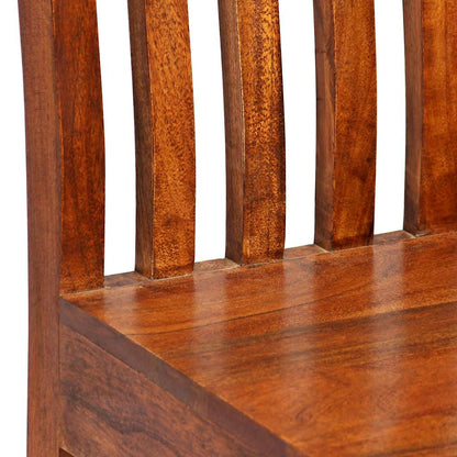 Sedie da Pranzo 4 pz in Legno Massello Moderne | homemem39