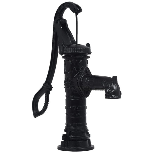 Pompa d'Acqua da Giardino con Supporto in Ghisa