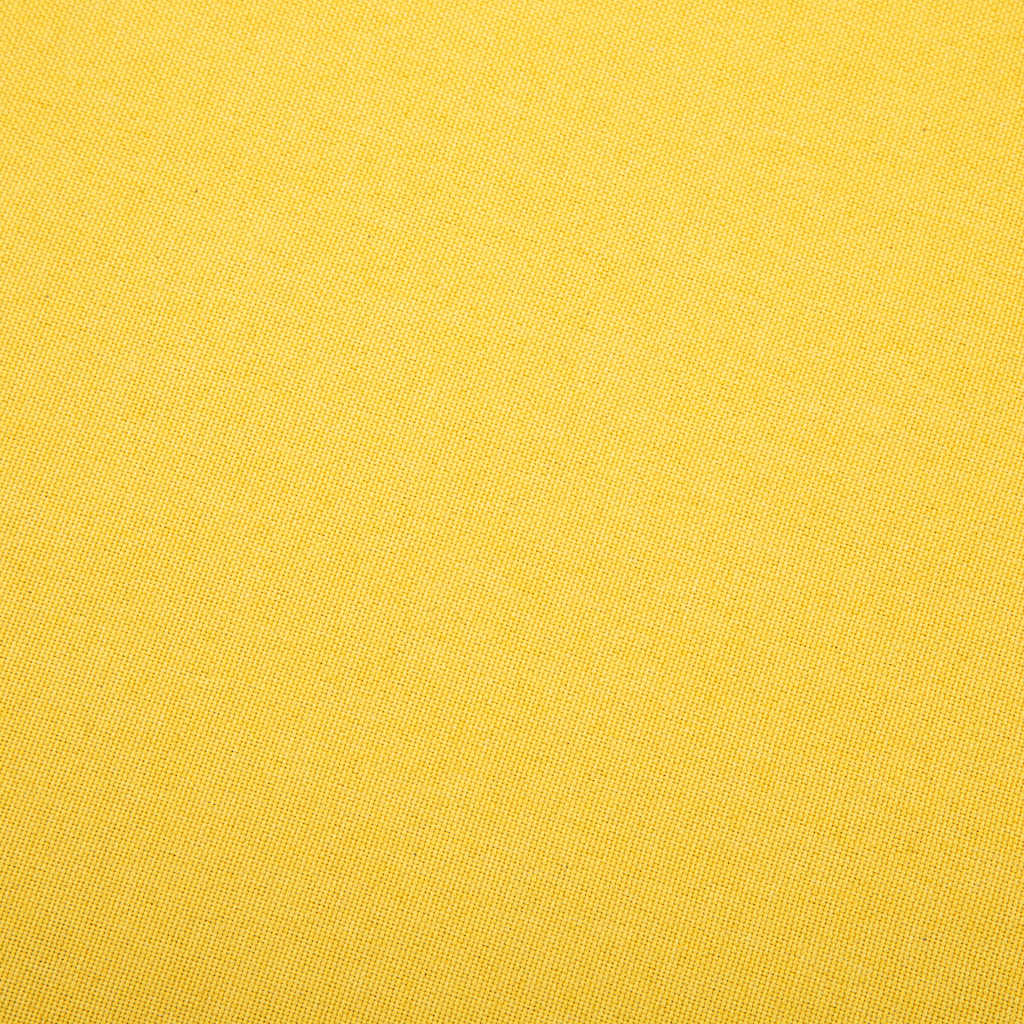 Poltrona Bassa Gialla in Tessuto