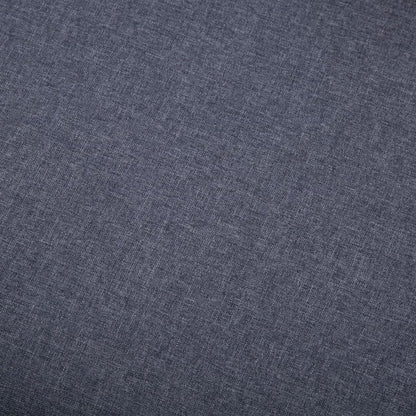Poggiapiedi in Tessuto 73x43x42 cm Grigio Scuro - homemem39