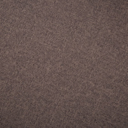 Divano a 3 Posti in Tessuto Marrone