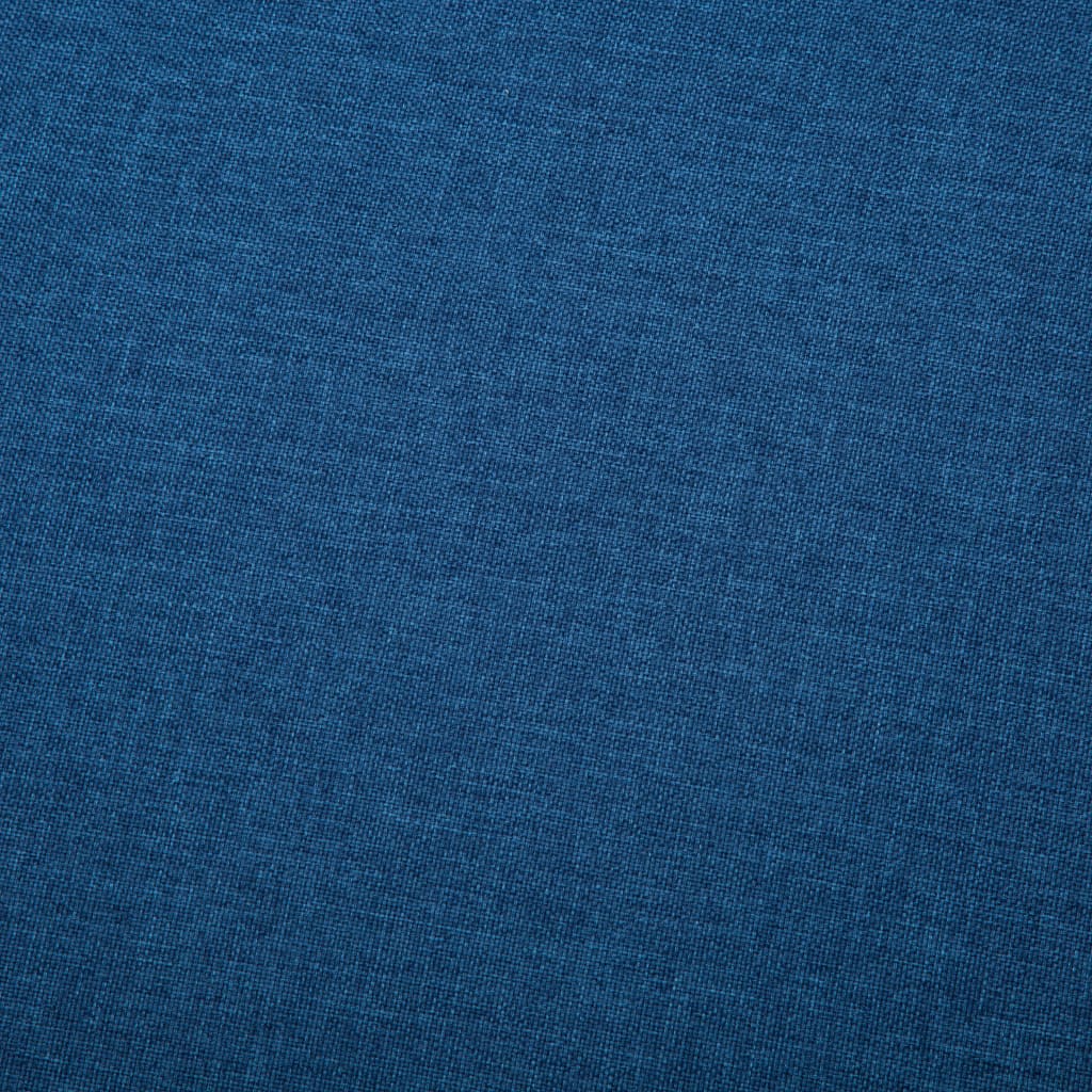 Divano a 3 Posti in Tessuto Blu