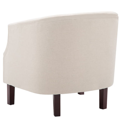 Poltrona Beige in Tessuto | homemem39