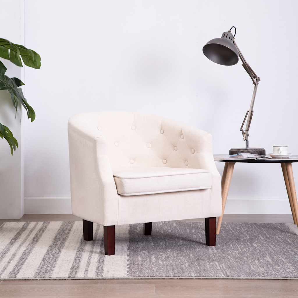 Poltrona Beige in Tessuto | homemem39