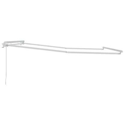 Tenda da Sole Bianco 4 × 3 m Metallo