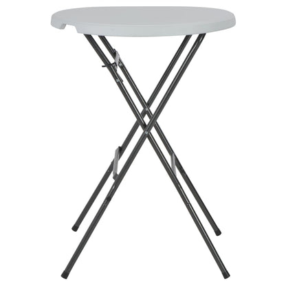Tavolo da Bar Pieghevole Bianco 80x110 cm in HDPE