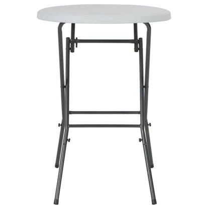 Tavolo da Bar Pieghevole Bianco 80x110 cm in HDPE