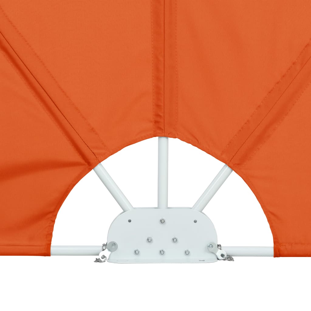 Tenda Laterale per Terrazza Pieghevole Terracotta 400x200 cm | homemem39