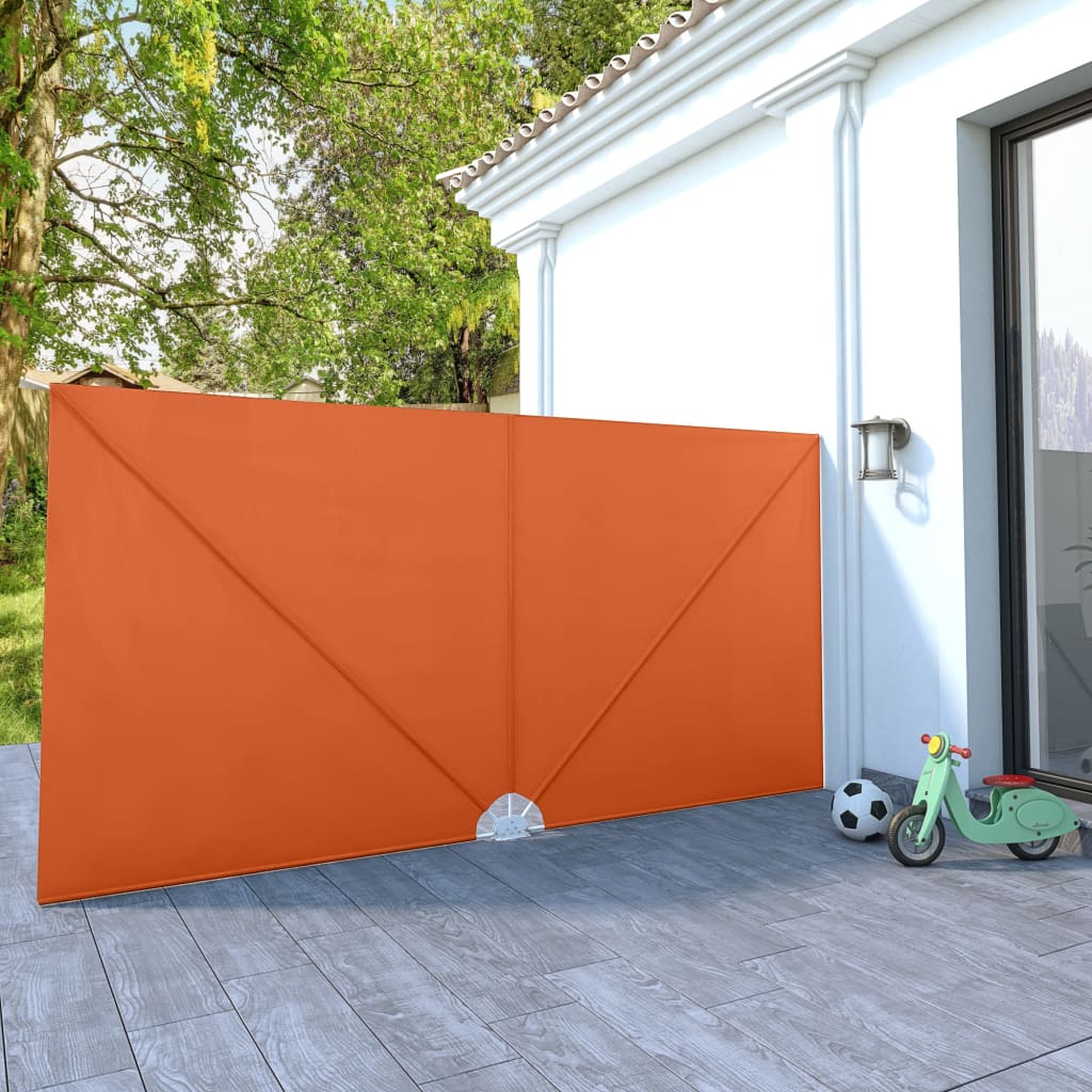 Tenda Laterale per Terrazza Pieghevole Terracotta 400x200 cm | homemem39