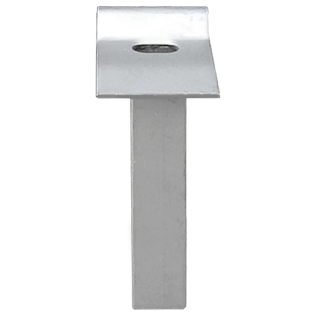 Cancello da Giardino in Rete di Acciaio Zincato 400x150 cm Grigio | homemem39