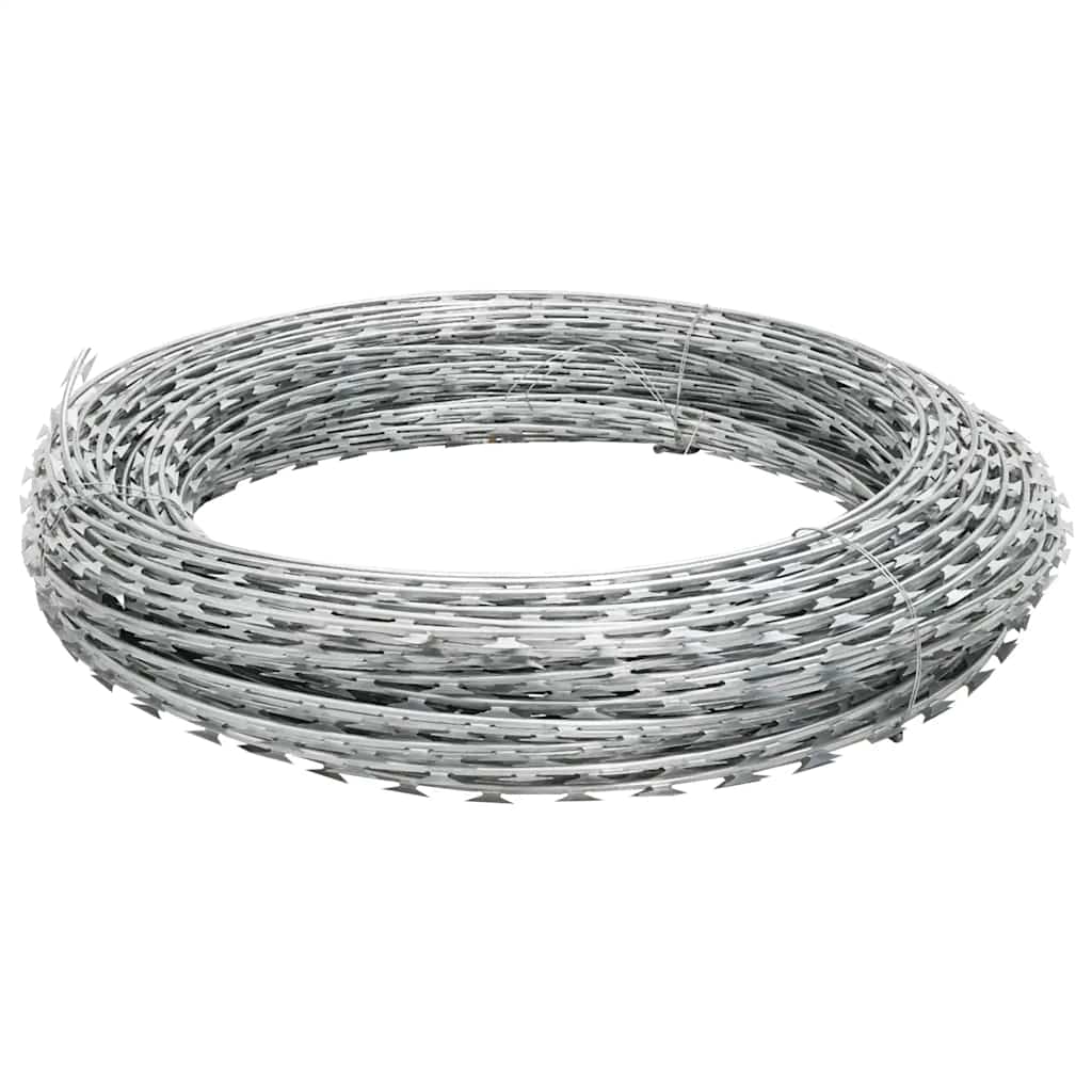 Filo Spinato Fermagliato con Clip in Acciaio Zincato 300 m | homemem39