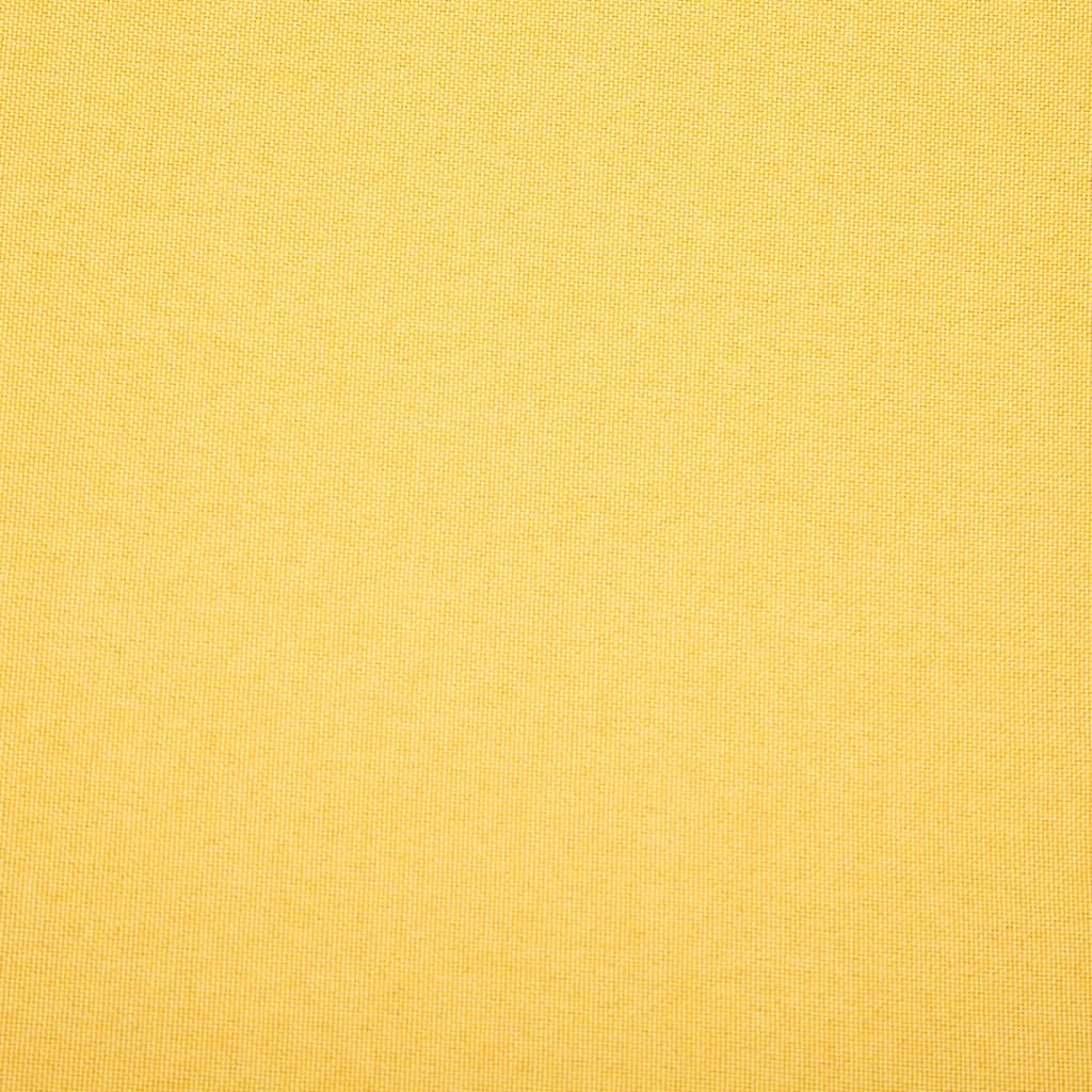 Divano a 3 Posti Rivestito in Tessuto 172x70x82 cm Giallo | homemem39