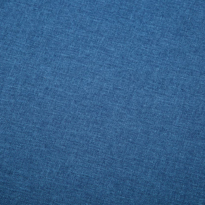 Divano a 3 Posti Rivestito in Tessuto 172x70x82 cm Blu | homemem39