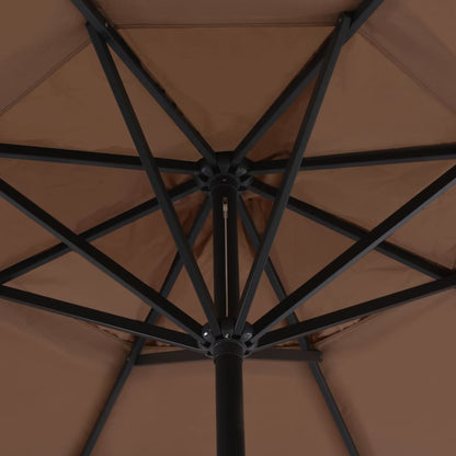 Ombrellone da Esterni con Palo in Alluminio 500 cm Grigio Talpa | homemem39