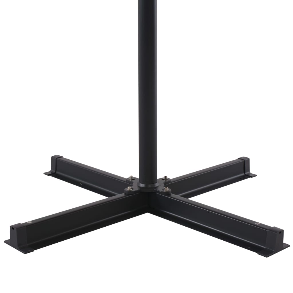 Ombrellone da Esterni con Palo in Alluminio 500 cm Grigio Talpa | homemem39