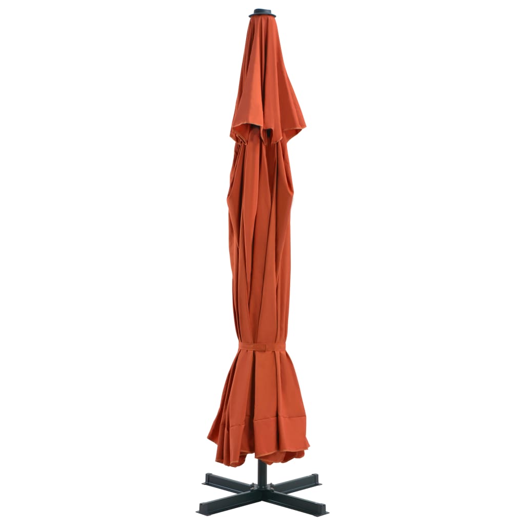 Ombrellone da Esterni con Palo in Alluminio 500 cm Terracotta | homemem39
