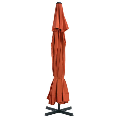 Ombrellone da Esterni con Palo in Alluminio 500 cm Terracotta | homemem39