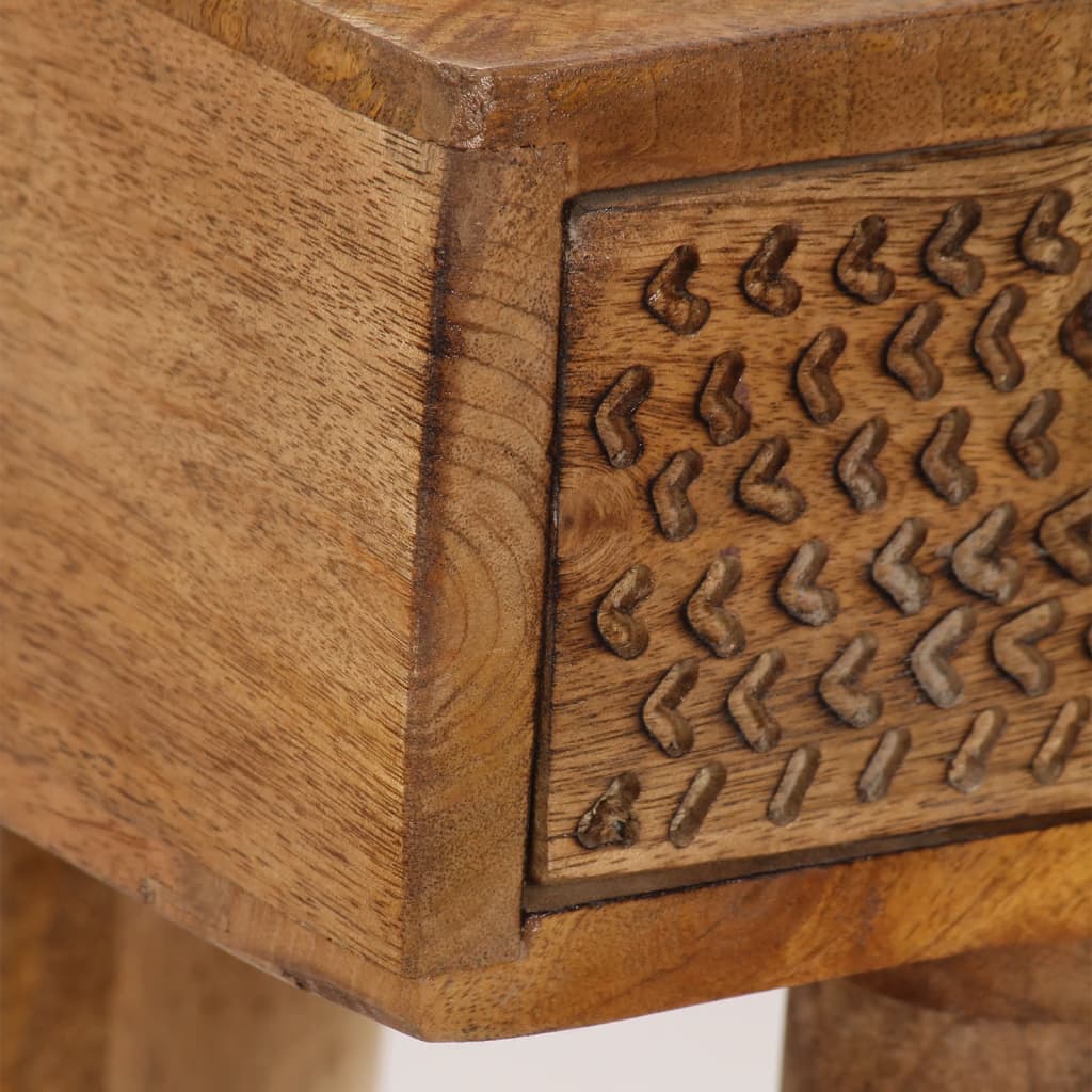Tavolo Consolle in Legno Massello di Mango 102x30x79 cm