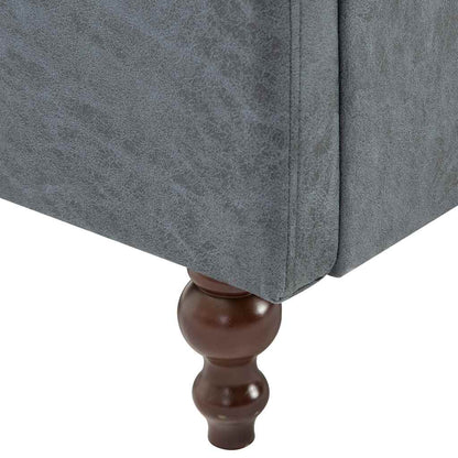 Gray Fabric Armchair