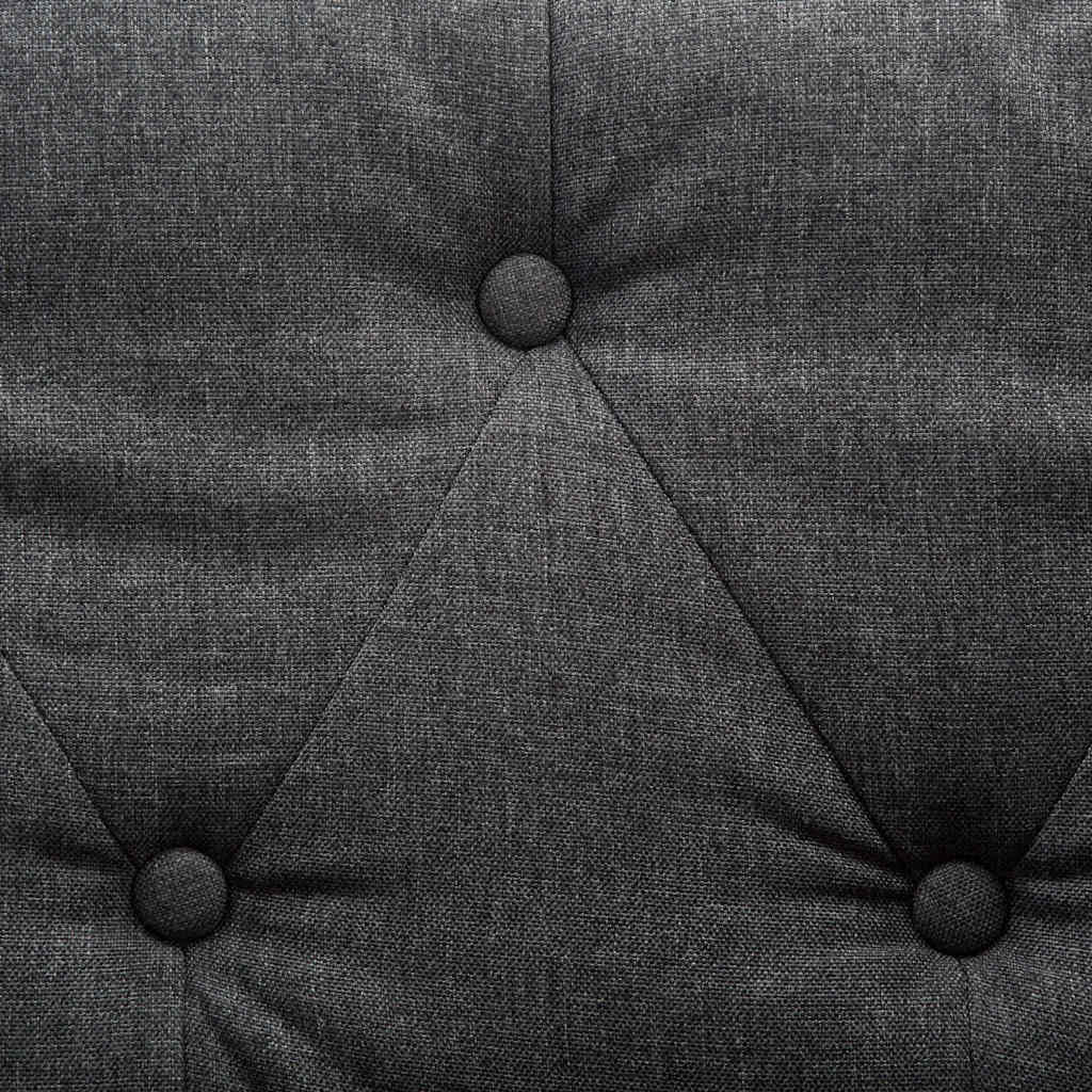 Dark Gray Armchair in Fabric