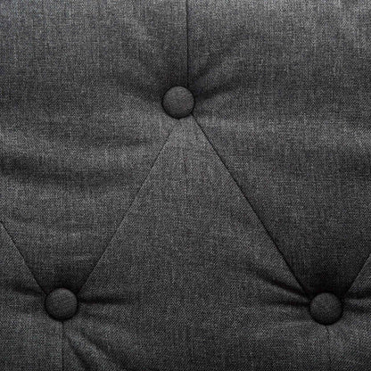 Dark Gray Armchair in Fabric