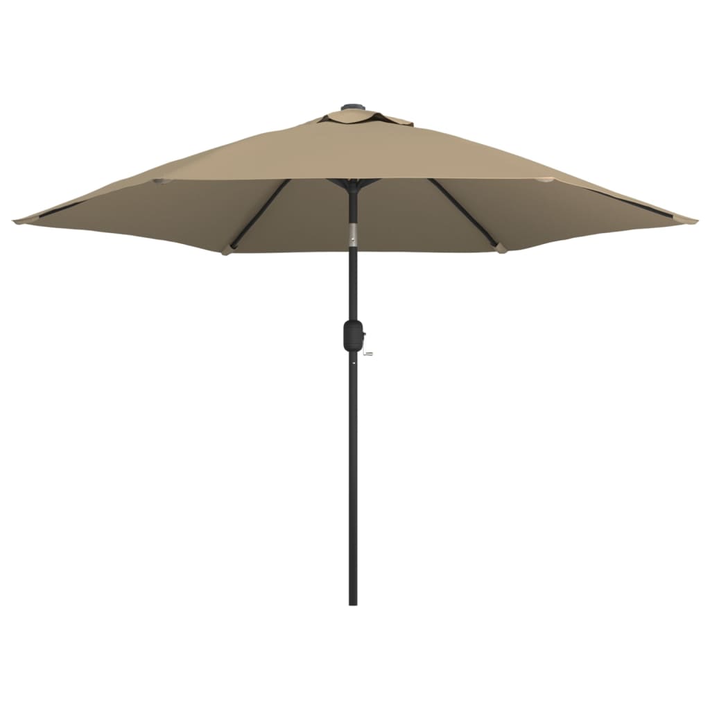 Ombrellone da Esterni con Palo in Metallo 300 cm Grigio Talpa | homemem39