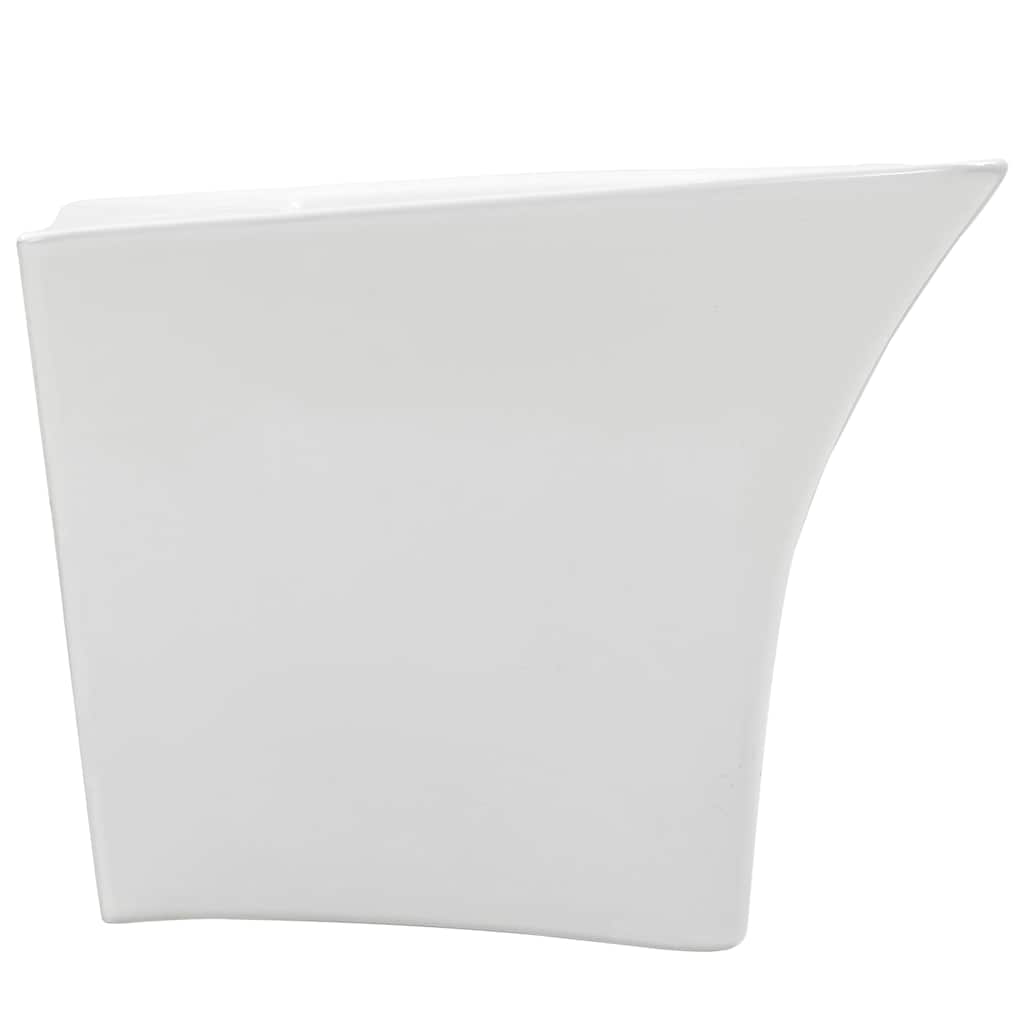 Lavabo Bianco 53 x 44 x 37 cm Ceramica Smaltata