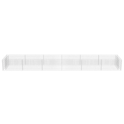 Gabbione Letto Rialzato in Acciaio Zincato 540x90x50 cm - homemem39