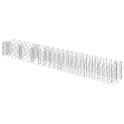 Gabbione Letto Rialzato in Acciaio Zincato