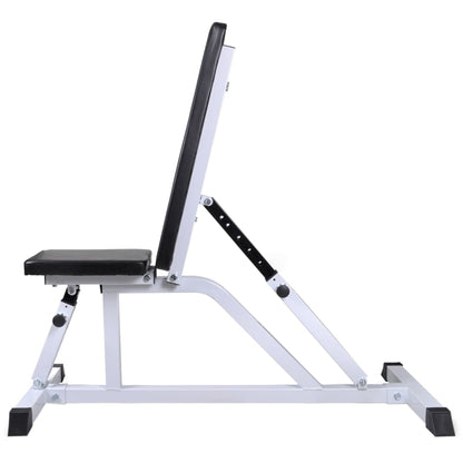 Panca da Palestra con Bilanciere e Set di Manubri 60,5 kg | homemem39
