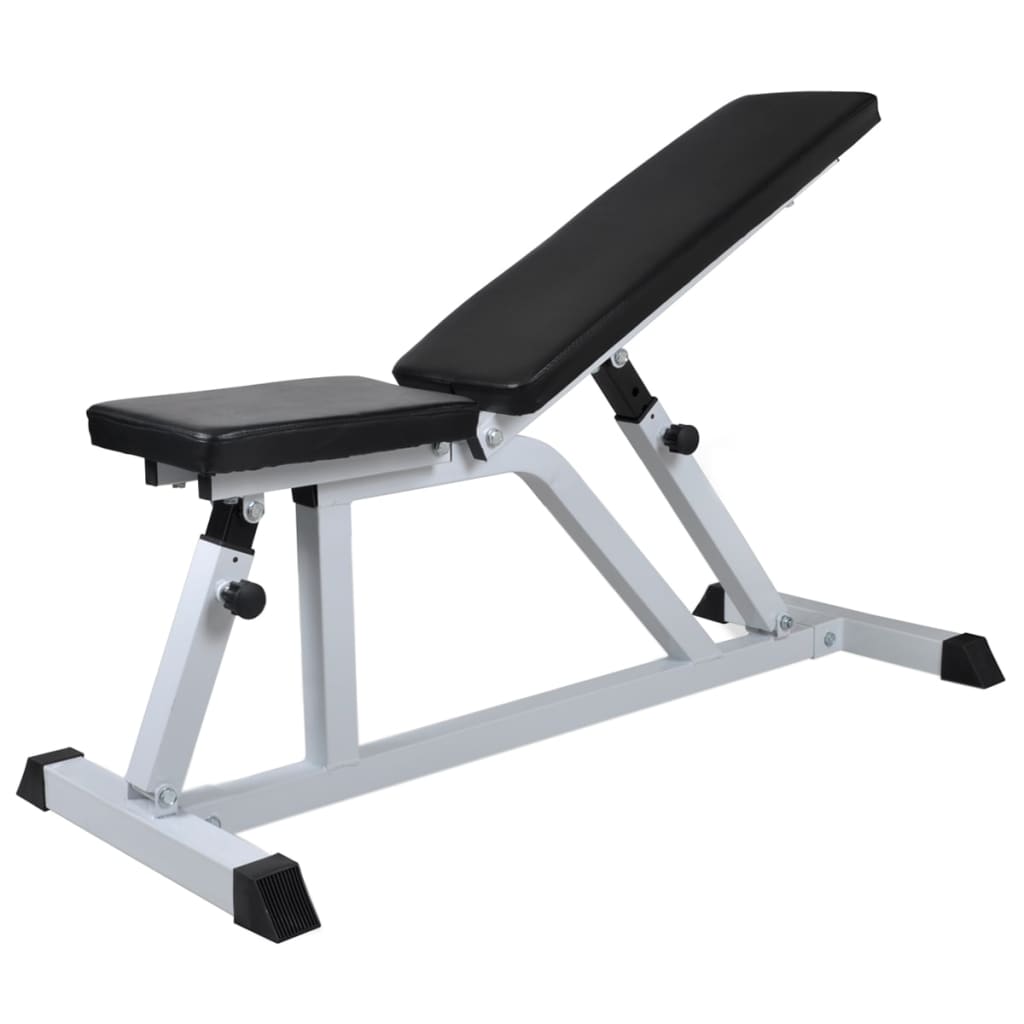 Panca da Palestra con Bilanciere e Set di Manubri 60,5 kg | homemem39