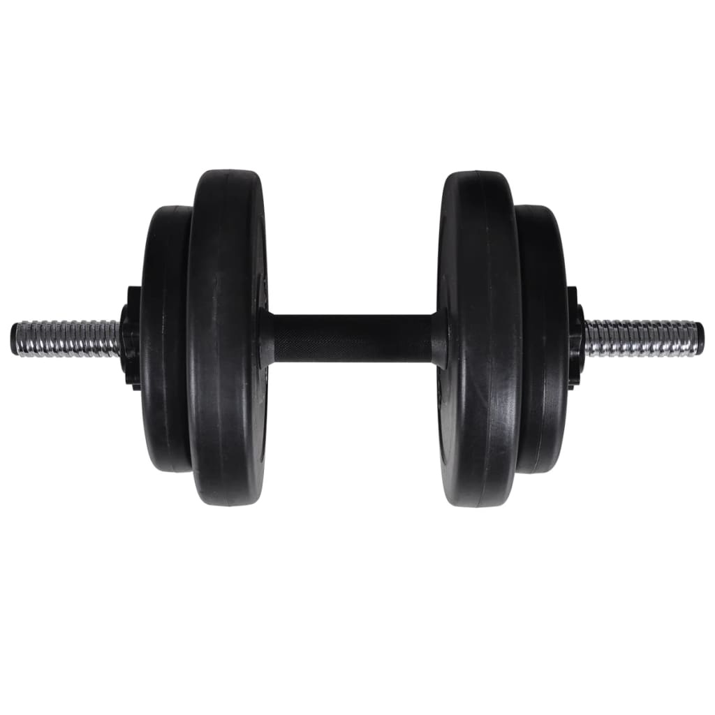 Panca da Palestra con Bilanciere e Set di Manubri 60,5 kg | homemem39