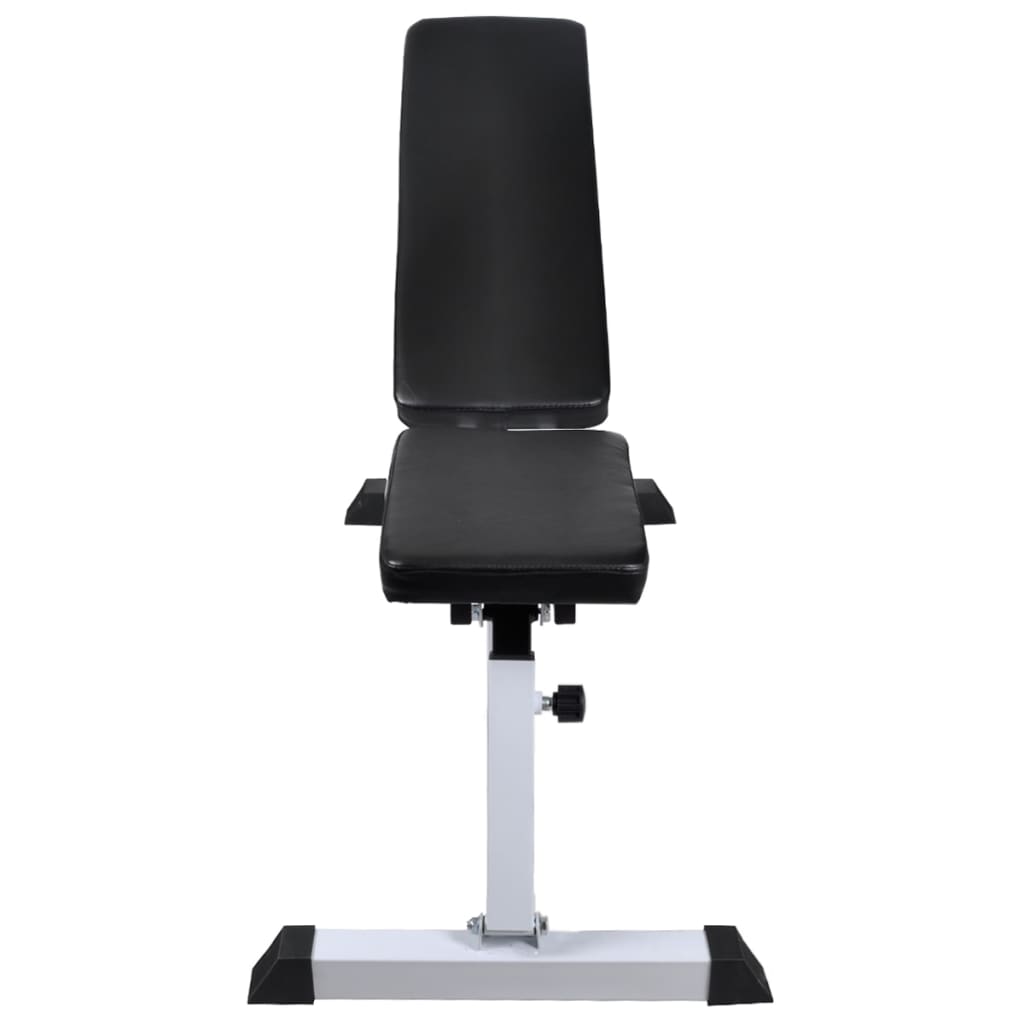 Panca da Palestra con Bilanciere e Set di Manubri 30,5 kg | homemem39