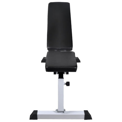 Panca da Palestra con Bilanciere e Set di Manubri 30,5 kg | homemem39