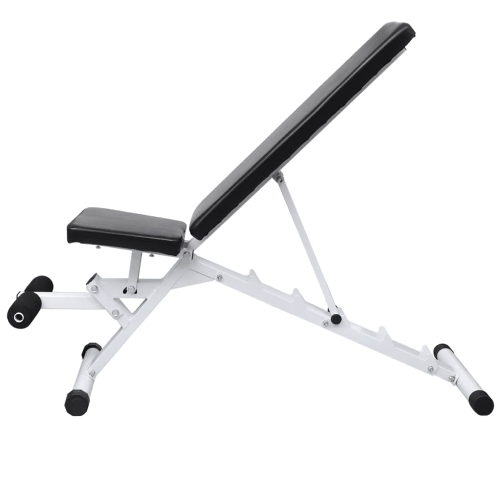 Panca da Palestra con Bilanciere e Set di Manubri 30,5 kg | homemem39