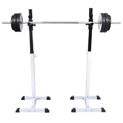 Stazione per Squat con Bilanciere e Set di Manubri da 30,5 kg | homemem39